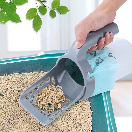 Self-Cleaning Cat Litter Scoop with Refill Bags